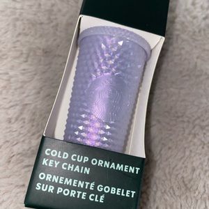 Starbucks Iridescent Cold Cup Ornament/Keychain
